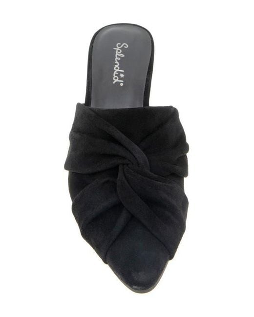 Splendid Black Lanis Block Heel Mule