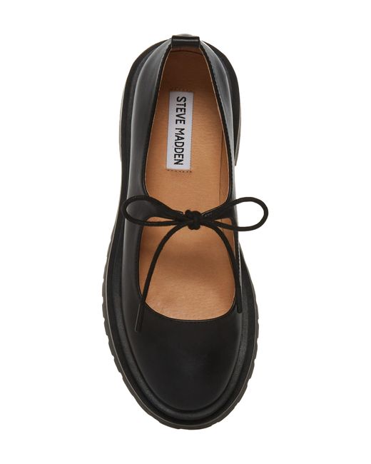Steve Madden Landon Platform Mary Jane in Black Lyst