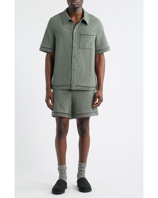 Ugg Gray Devyn Short Sleeve Shirt for men