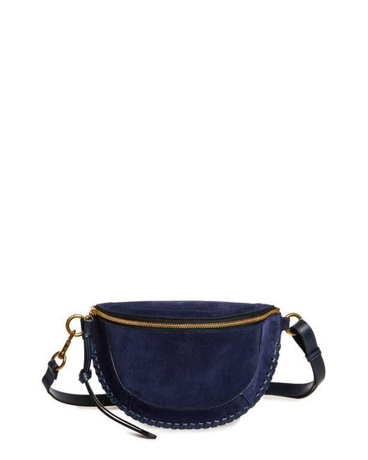 Isabel Marant Blue Skano Xo Capsule Suede Belt Bag