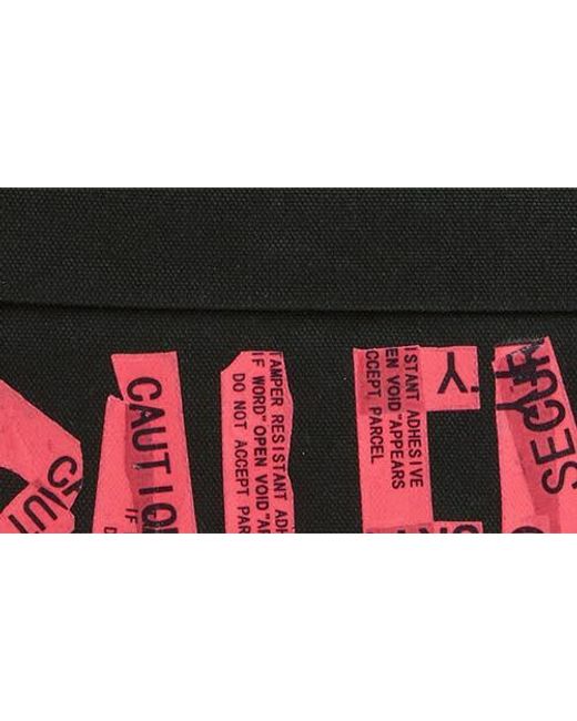 Balenciaga Black Tape Type Logo Canvas Backpack for men