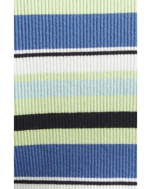 Toccin Blue Shae Button Front Polo