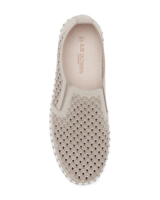 Ilse Jacobsen Gray Tulip Slip-On Sneaker