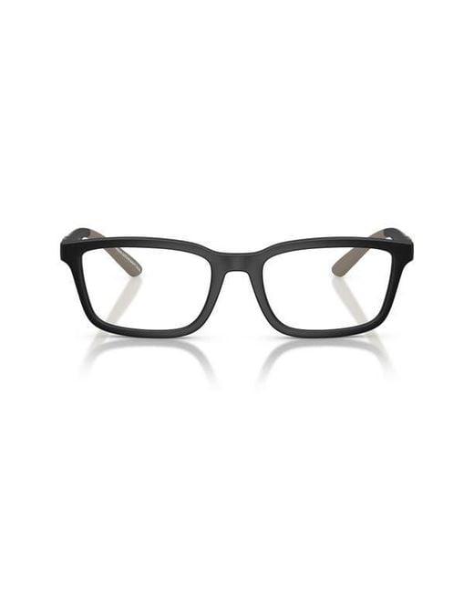 Emporio Armani Multicolor 56Mm Rectangle Optical Glasses for men