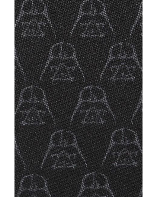 Cufflinks Inc. Black Darth Vader Silk Skinny Tie for men