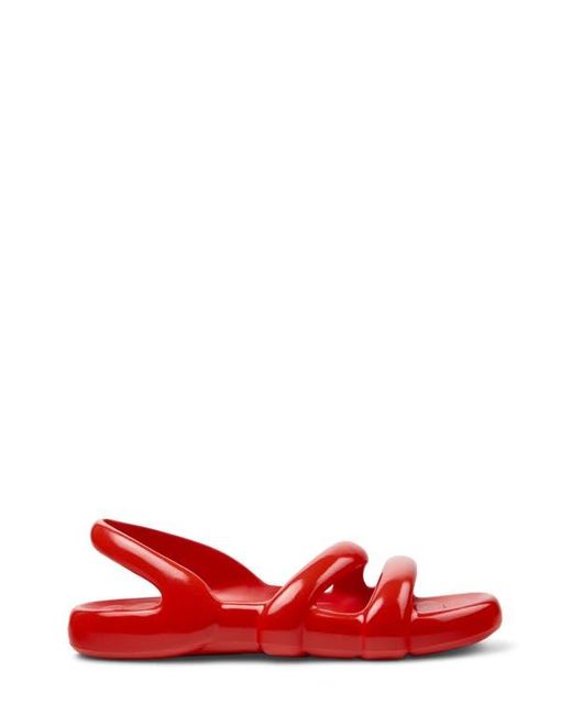 Camper Red Kobarah Flat Slingback Sandal for men