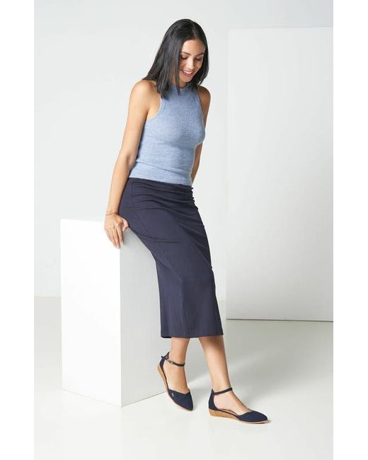VISCATA Blue Montroig Canvas Espadrille Flats