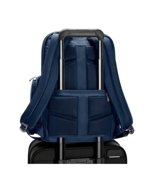 Briggs & Riley Blue Work Medium Widemouth Backpack