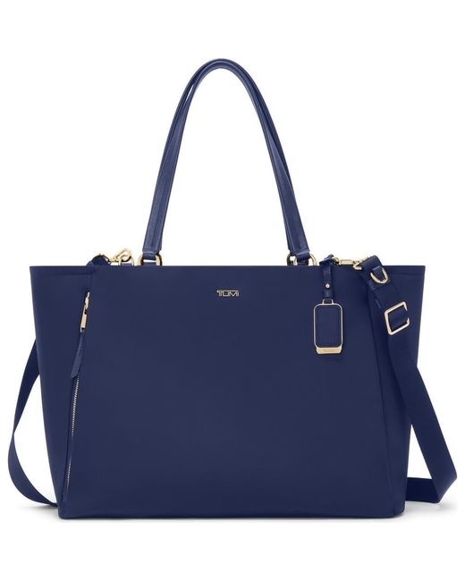 Tumi Blue Valetta Large Tote