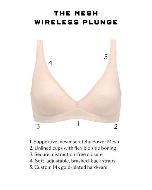 CUUP White The Wireless Plunge Mesh