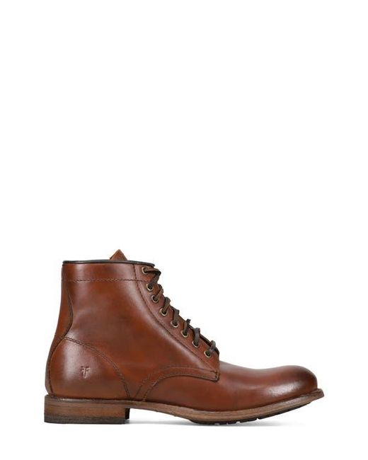 Frye Brown Tyler Flex Lace-Up Boot for men