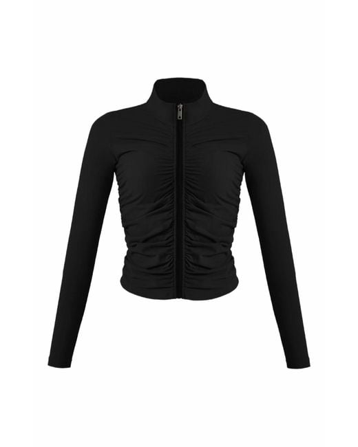 Vitaly Black Cloud Ii Gather Jacket