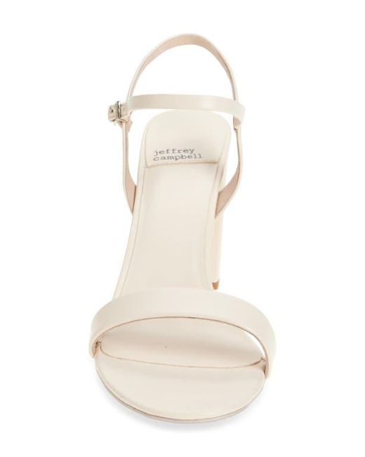 Jeffrey Campbell Natural Go-There Block Heel Sandal