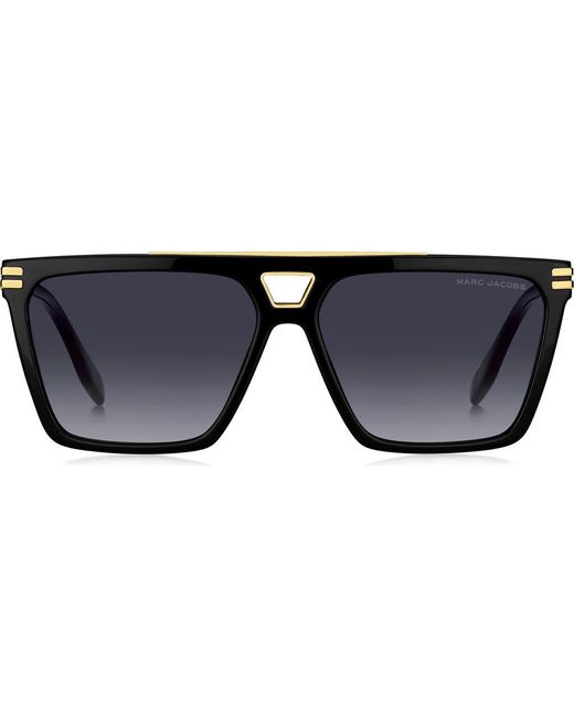 Marc Jacobs Black 58Mm Gradient Square Sunglasses