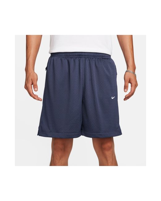 Nike Blue Solo Swoosh Mesh Athletic Shorts for men