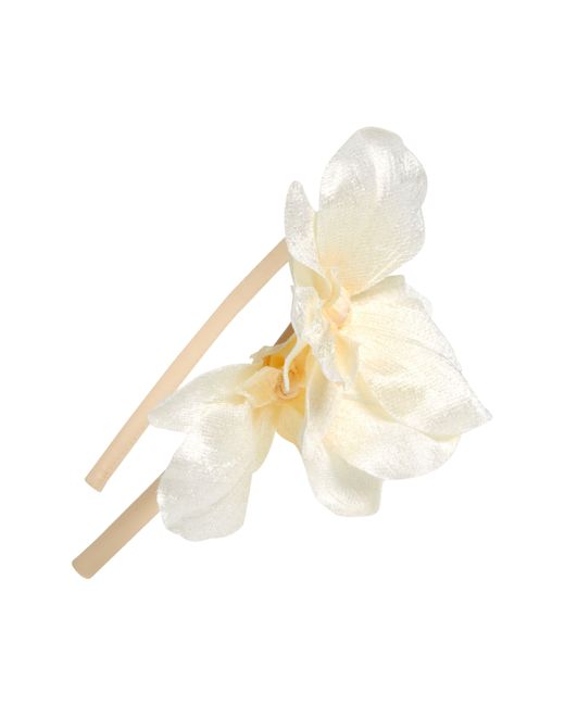 Lele Sadoughi White Blair Orchid Headband
