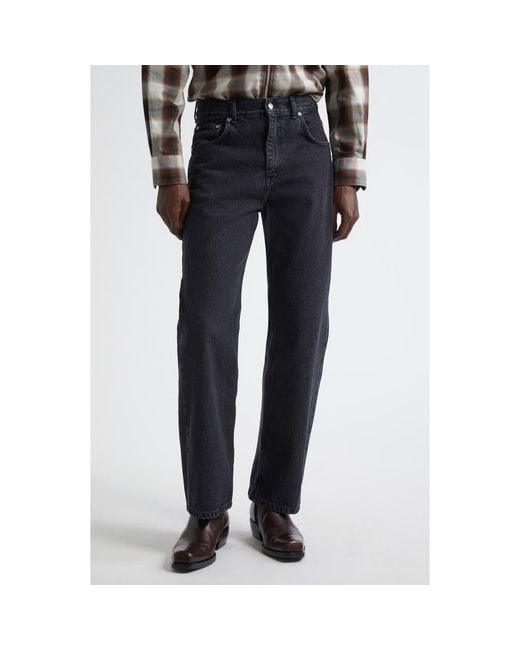 Second Layer Blue Big Papi Slim Straight Leg Jeans for men