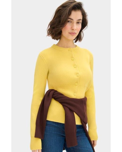 ALIGNE Yellow Ruby Cardigan