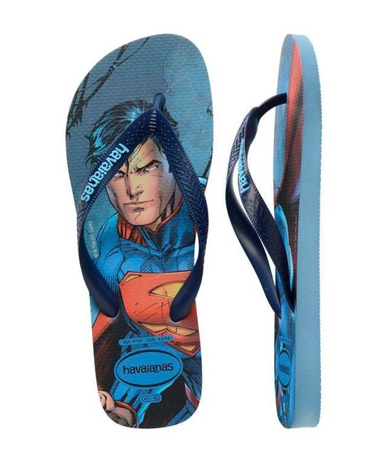 Havaianas Blue X Dc Comics Top Heroes Flip Flop for men