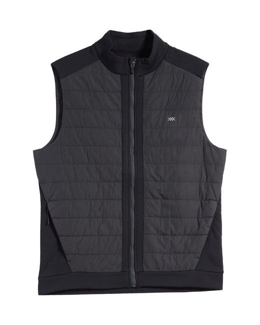 Rhone Black Alpine Insulated Water Resistant Active Vest for men