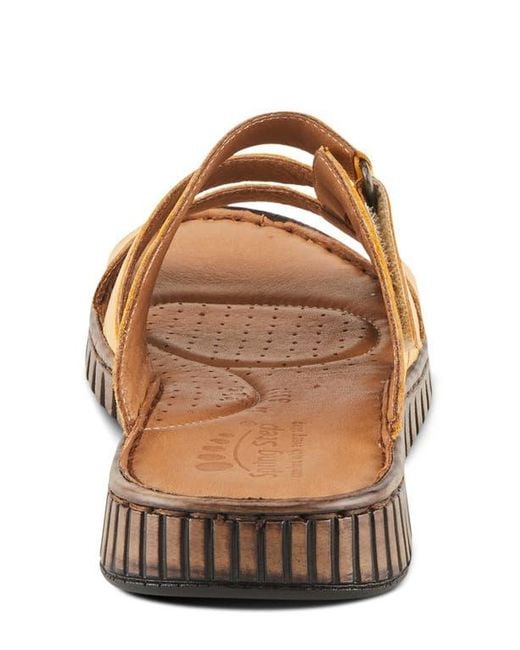 Spring Step Metallic Olly Slide Sandal