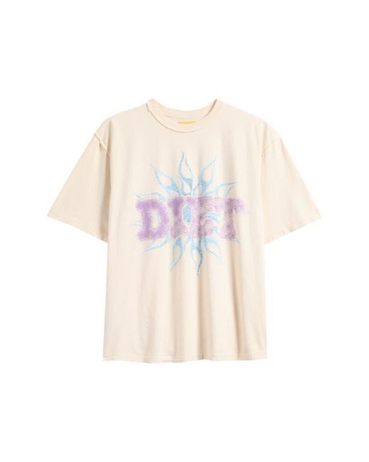 DIET STARTS MONDAY White Flame Spray Graphic T-Shirt for men