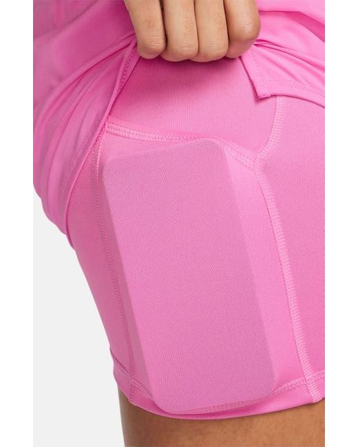 Nike Pink One Dri-Fit High-Waisted 3-Inch 2-In-1 Shorts