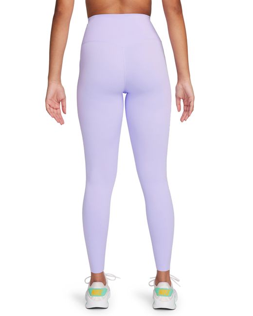 Nike Purple Universa Medium Support High Waist 7/8 leggings