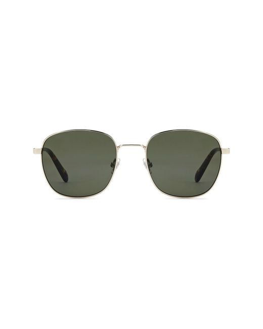 Fossil Green 53Mm Square Sunglasses for men