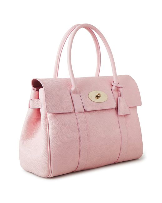 Mulberry Pink Bayswater Leather Satchel