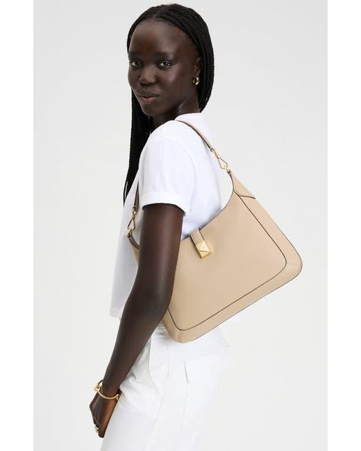 Kate Spade Brown Deco Leather Hobo Bag