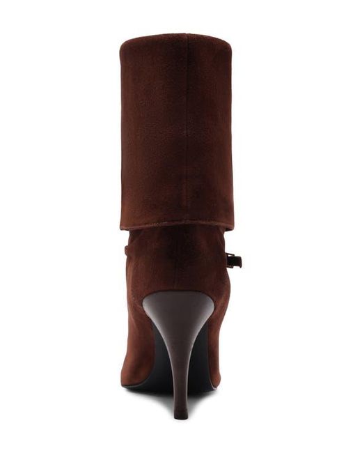 SCHUTZ SHOES Brown Rudy Stiletto Boot