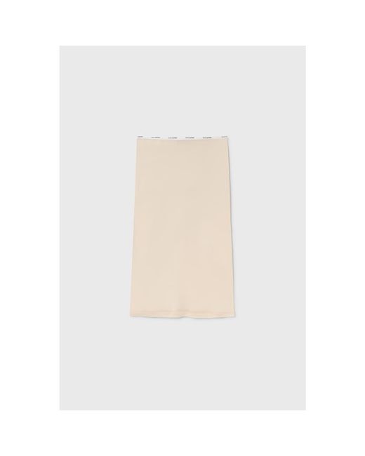 SILK LAUNDRY White Mesh Skirt
