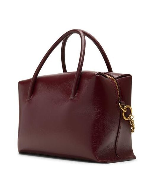 Ted Baker Purple Vera Charm Leather Satchel