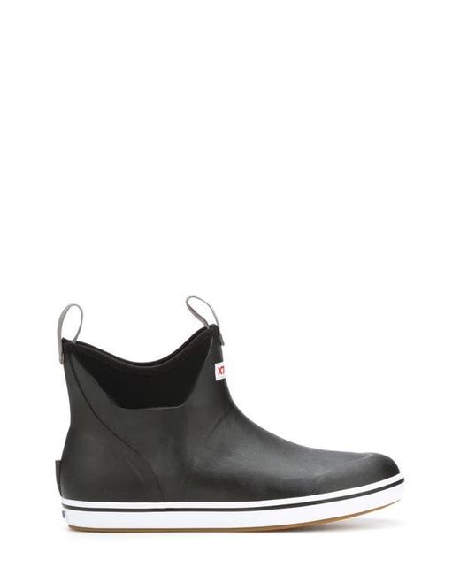 XtraTuf Black 6-Inch Ankle Deck Boot for men