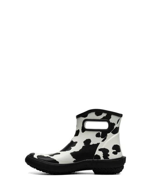 Bogs Black Patch Waterproof Rain Boot