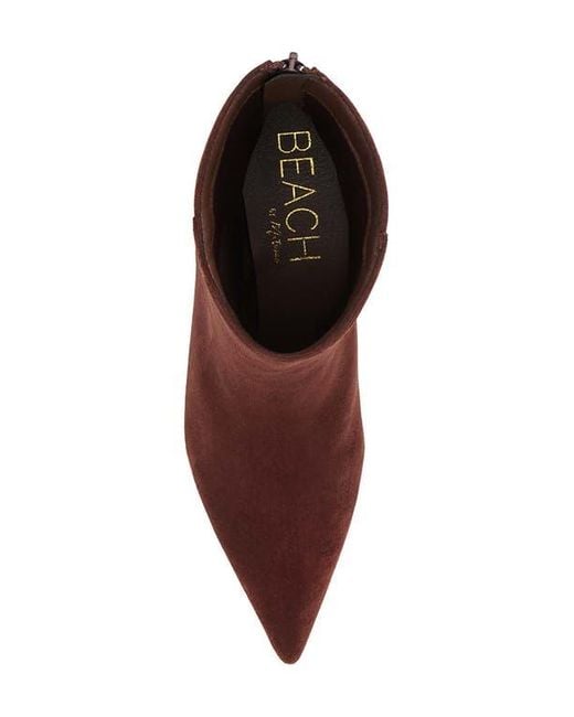 Matisse Brown Genesis Kitten Heel Bootie