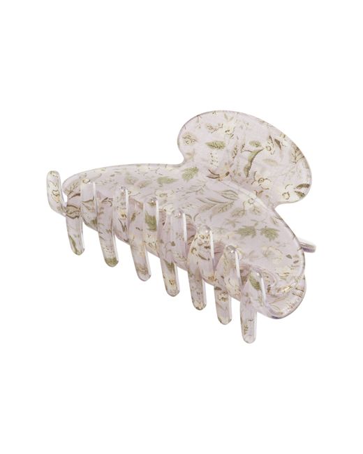 France Luxe White Couture Claw Clip