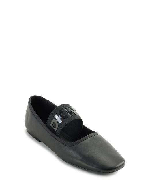 DKNY Black Dace Mary Jane Ballet Flat