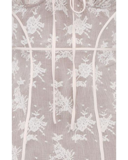 House Of Cb Delilah Floral Long Sleeve Lace Maxi Dress | Lyst
