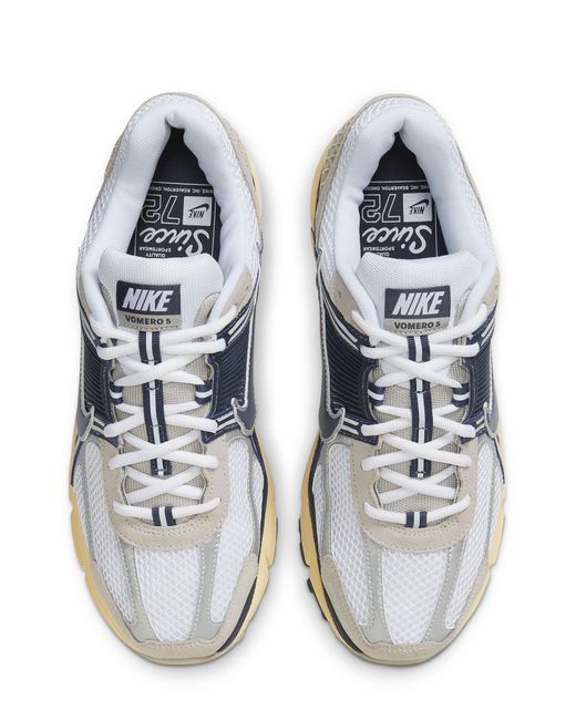 Nike White Zoom Vomero 5 Sneaker for men