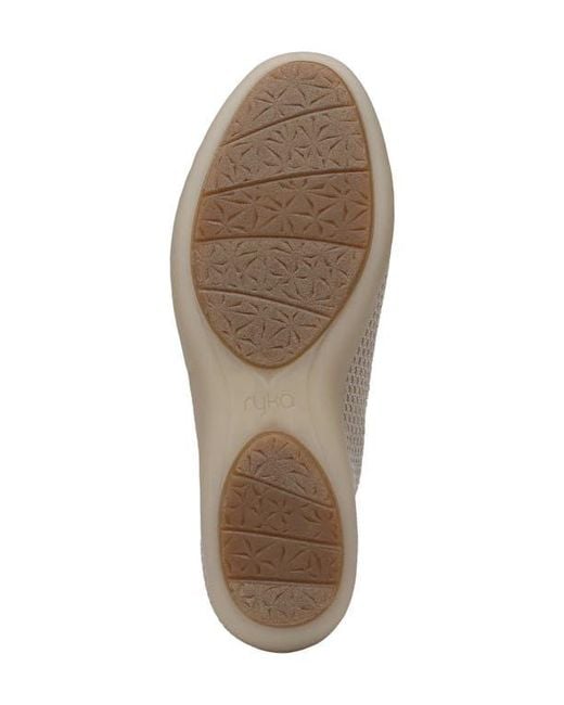 Ryka Gray Clever Ballet Flat