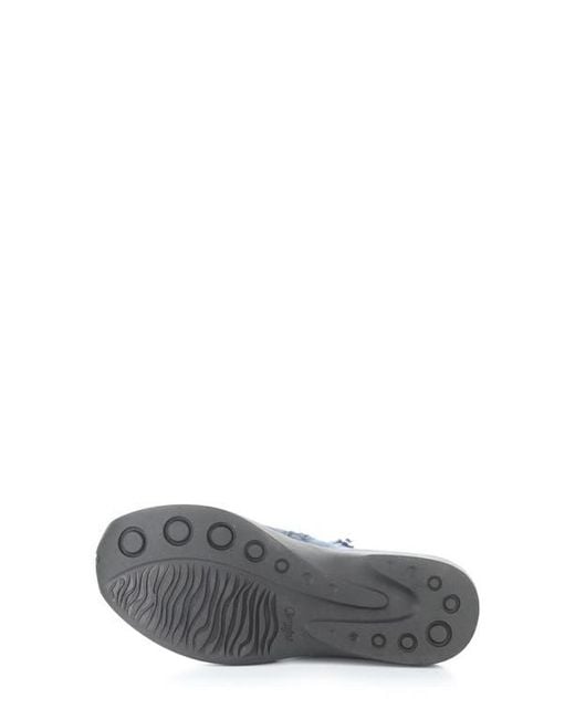 Softinos Blue Gujy Platform Wedge Bootie