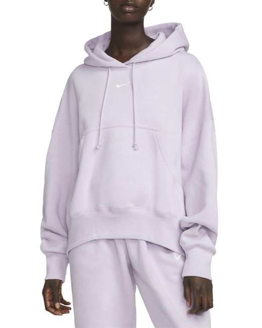 Nike Sportswear Phoenix Fleece Pullover Hoodie in Purple | Lyst