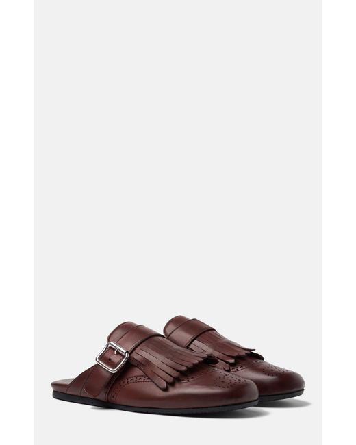 Scarosso Brown Gemma Mules