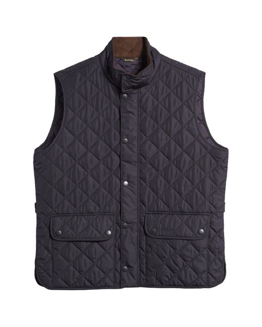 Barbour Blue New Lowerdale Quilted Vest for men
