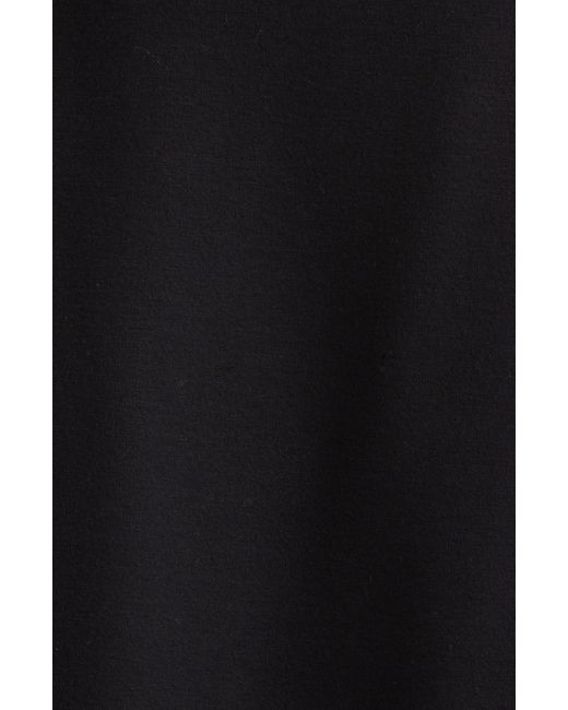 Max Mara Black Radice Bonded Stretch Jersey Coat