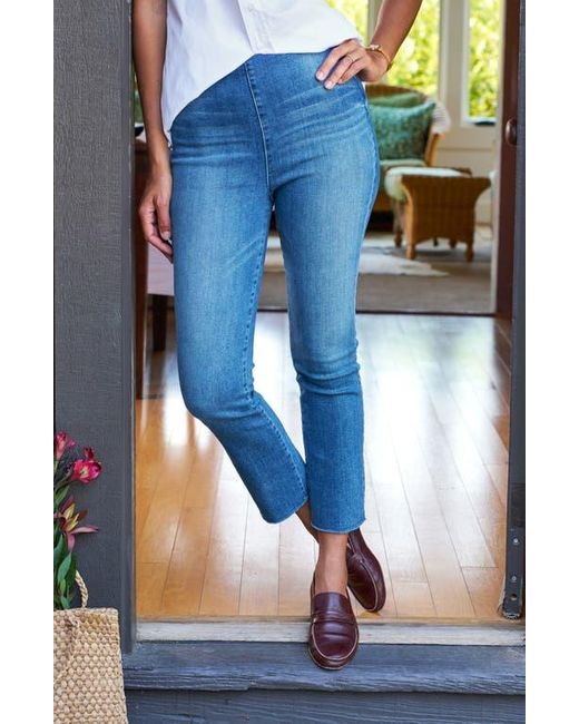 Frank & Eileen Blue Derry Illusion Pull-On Pants