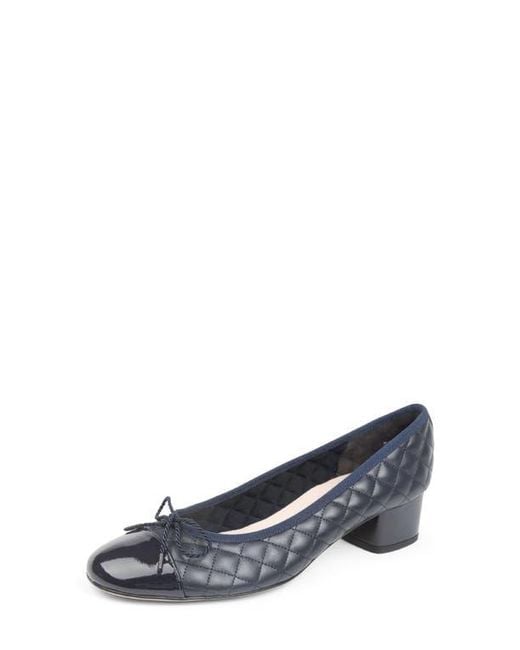 Paul Mayer Blue Titou Cap Toe Pump