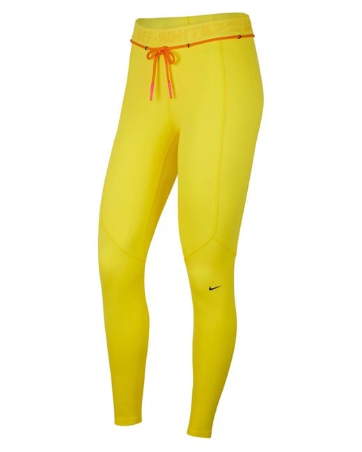 Off white deals nike running tights